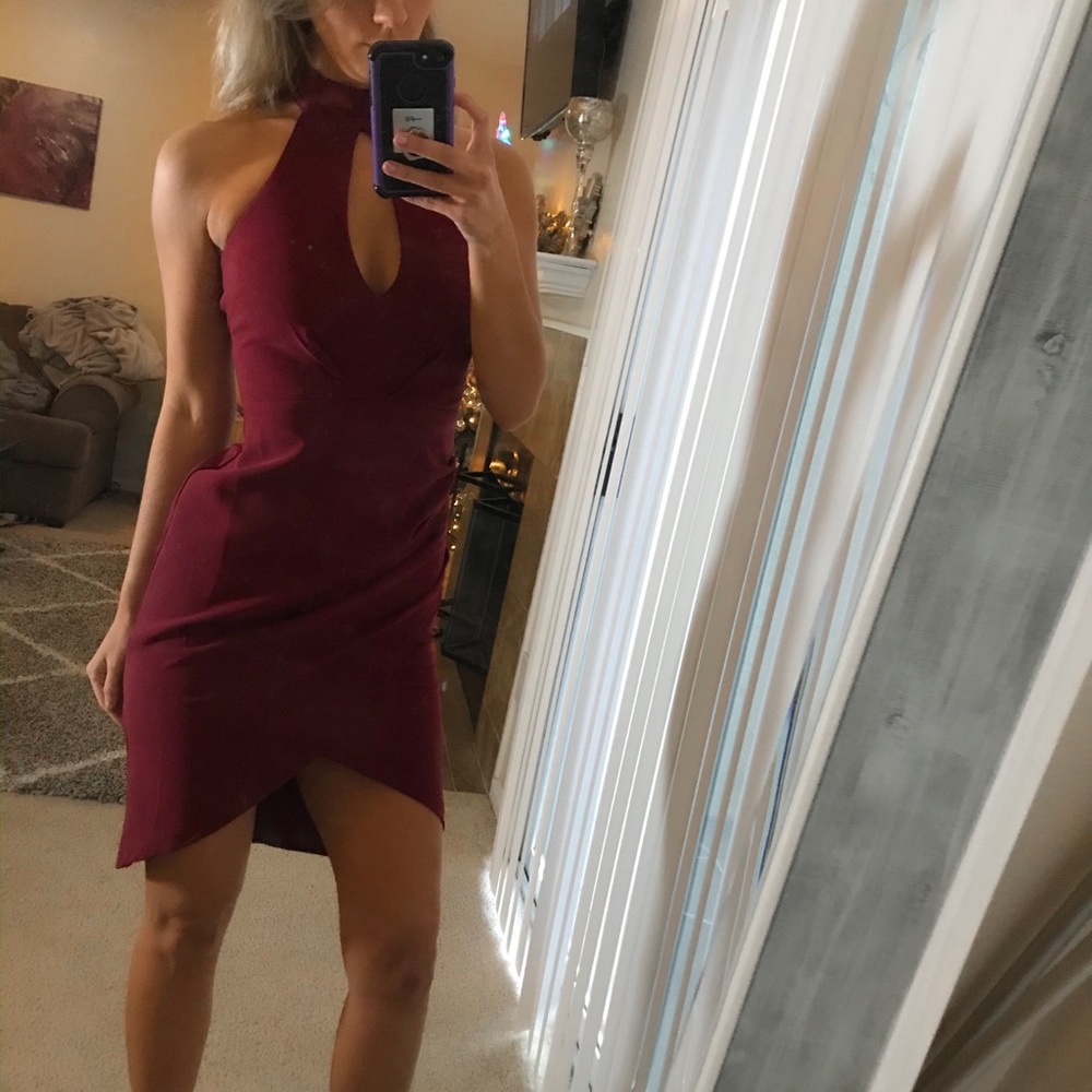 Windsor brand dark red dress